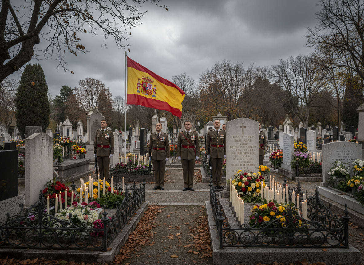 Conmemoración del Día de los Difuntos desde la perspectiva militar en España