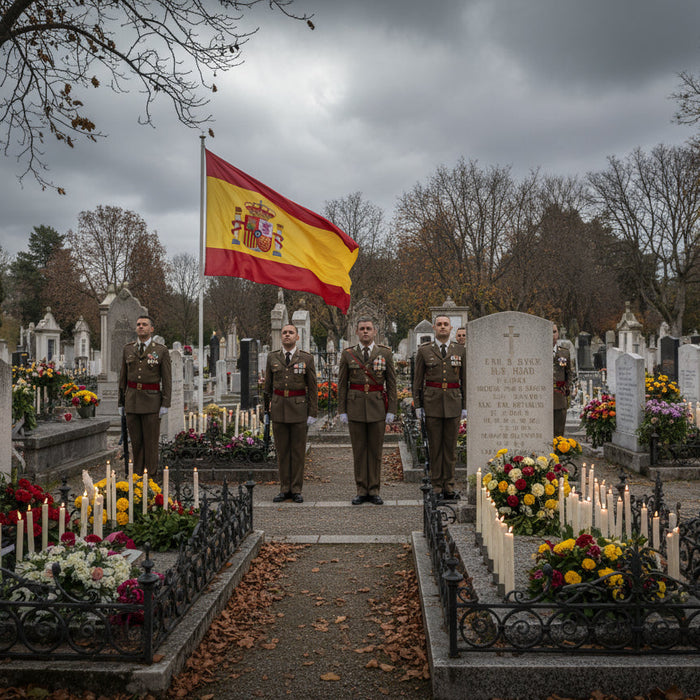 Conmemoración del Día de los Difuntos desde la perspectiva militar en España
