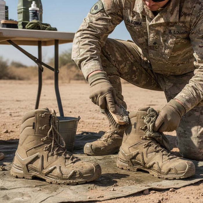 ¿Cómo impermeabilizar botas militares o de montaña?