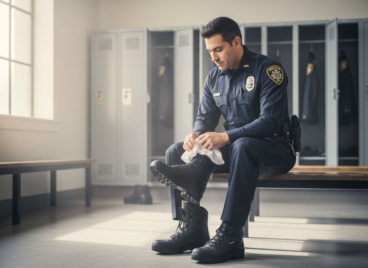 ¿Cómo pulir botas militares?