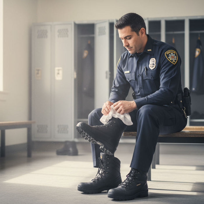 ¿Cómo pulir botas militares?