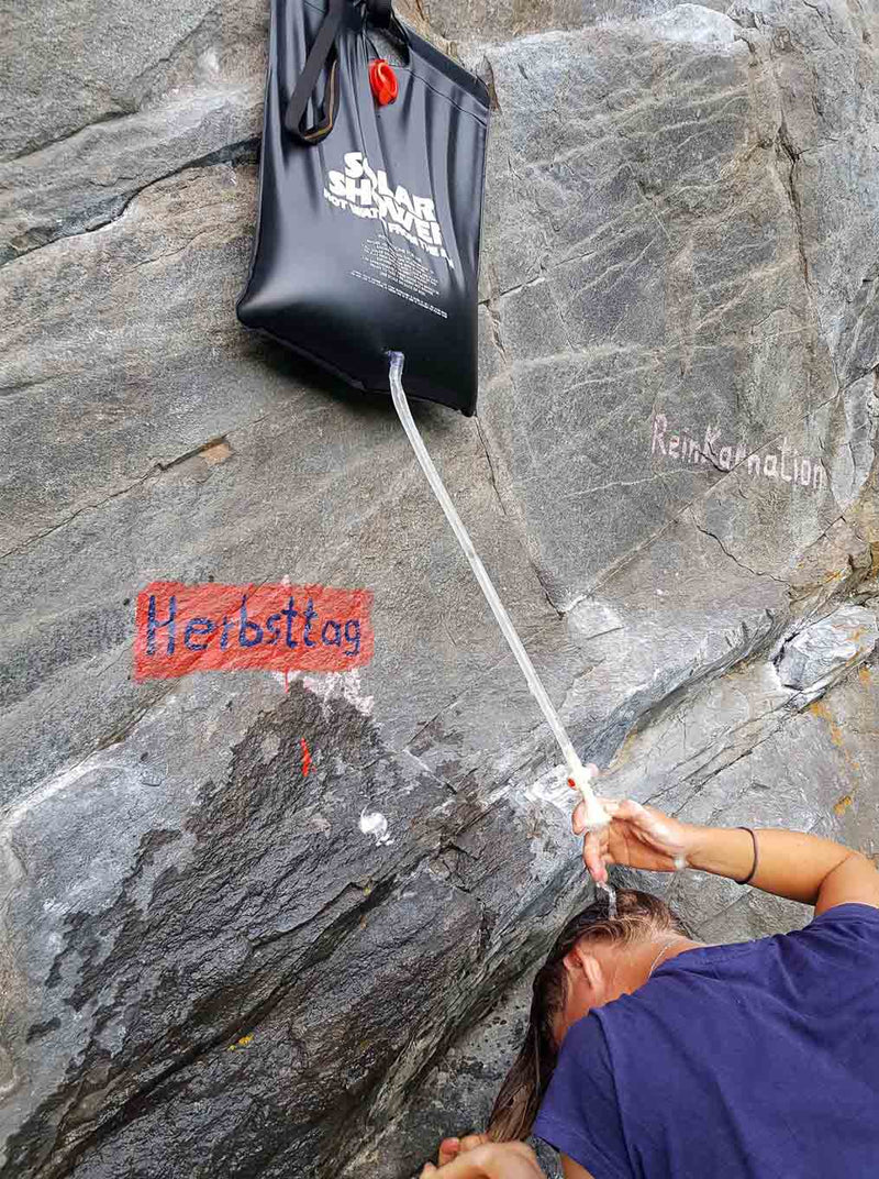 Draagbare opvouwbare zonne-douche - Origin Outdoors