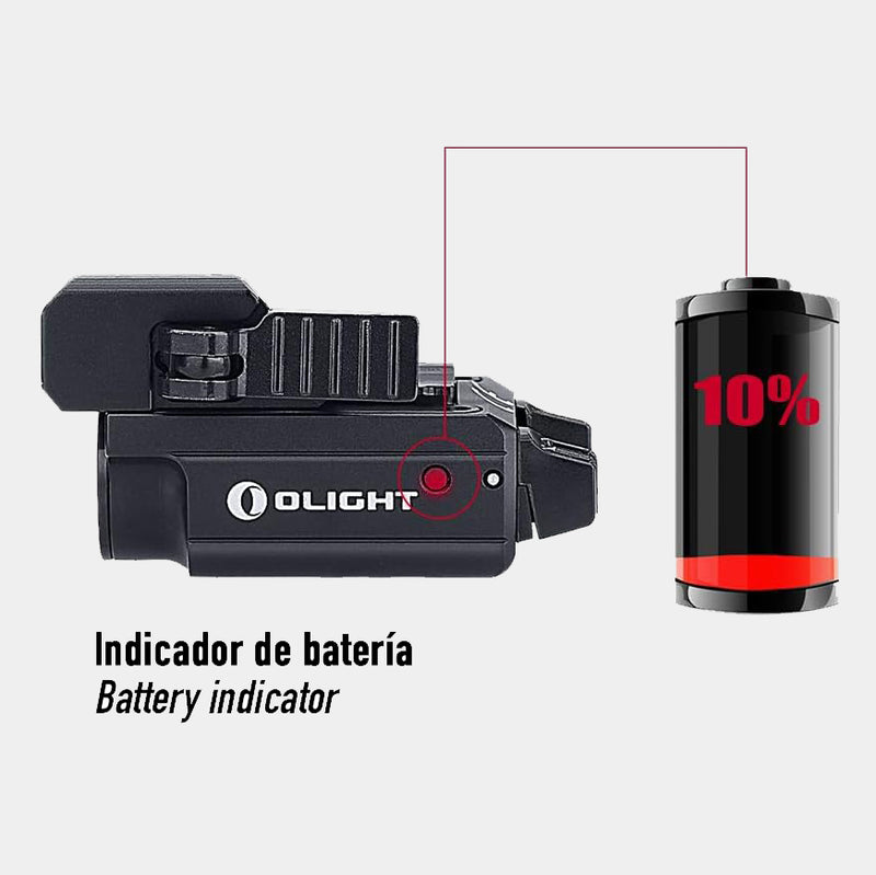 Linterna táctica Valkyrie PL-Mini II 600 Lum. recargable - Olight