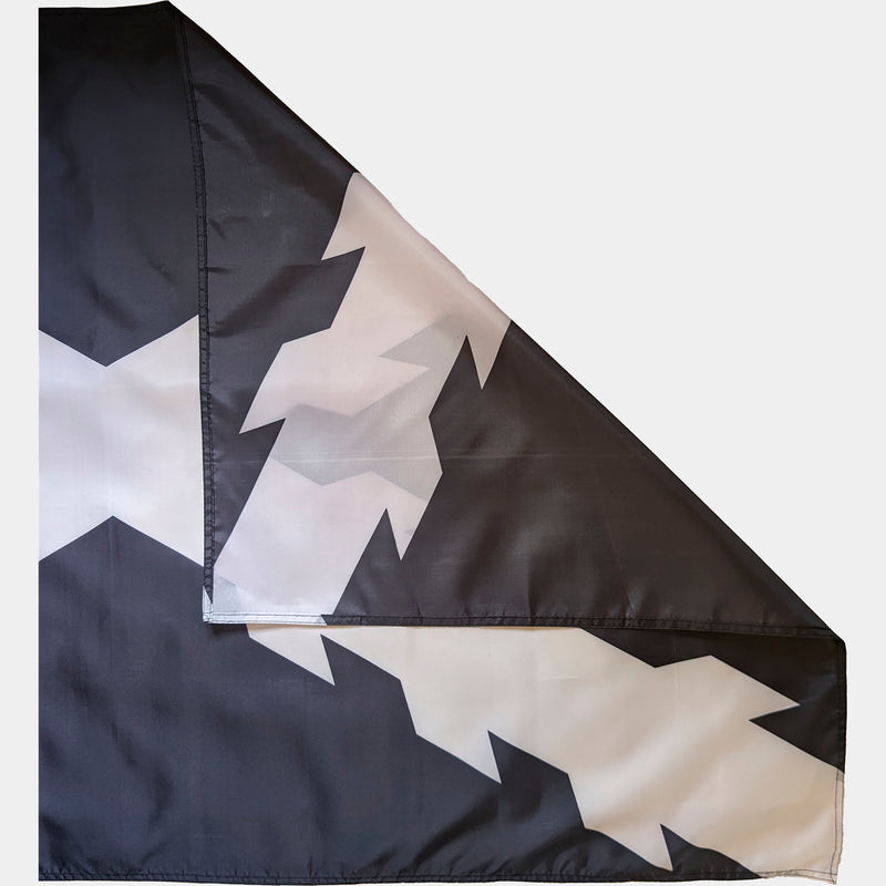 Drapeau de la croix de Bourgogne en couleur noire