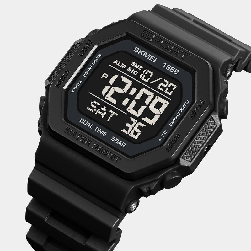 Skmei - montre-bracelet numérique led multifonction, horloge numérique Sport 3 A Skmei - montre-bracelet numérique led multifonction, horloge numérique Sport 3 A