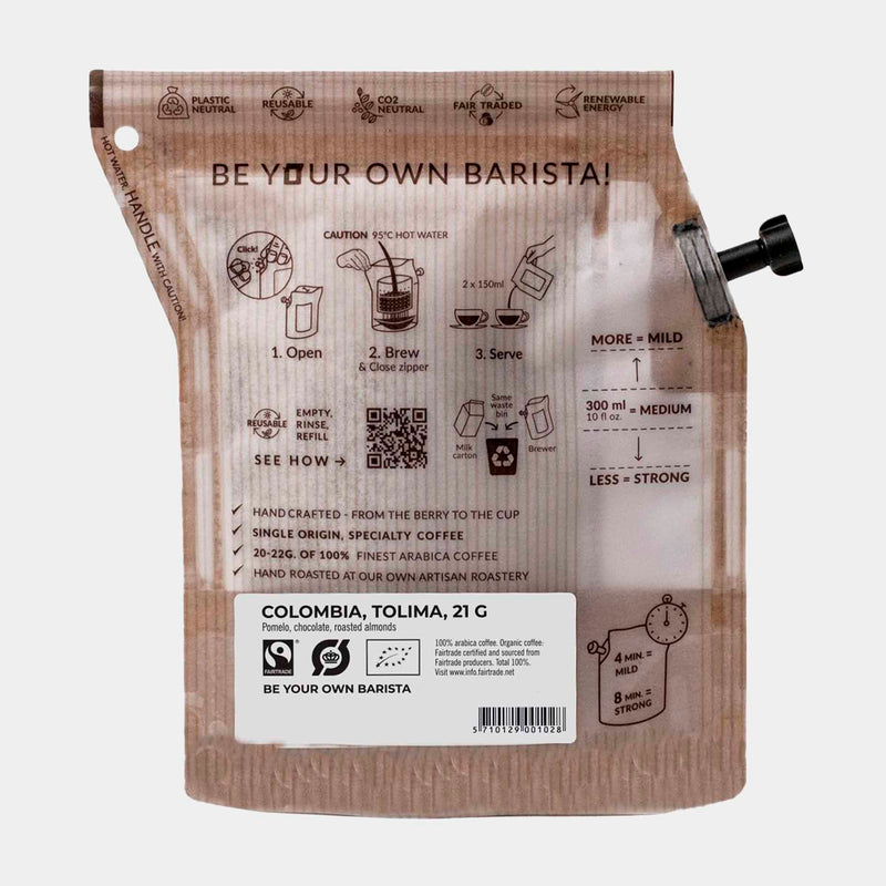 Café orgânico de emergência preparado '2 Copos' - The Brew Company