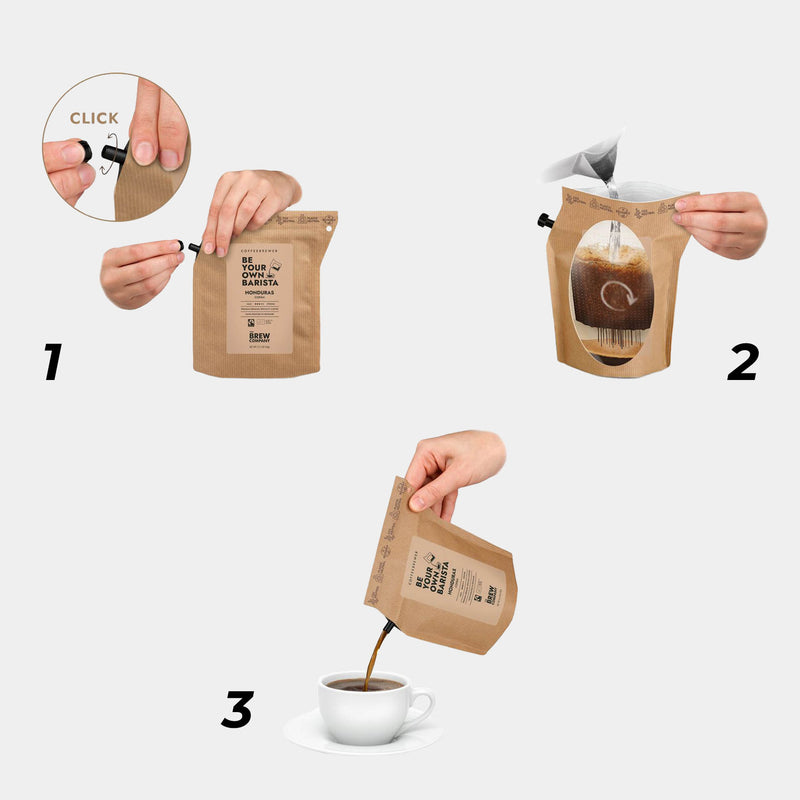Café orgânico de emergência preparado '2 Copos' - The Brew Company