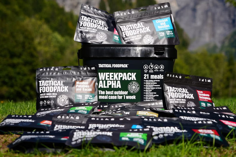 Caja de supervivencia 7 días Weekpack Alpha - Tactical Foodpack