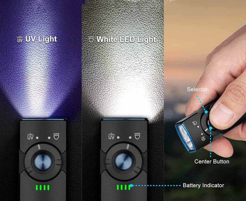 Linterna EDC Arkfeld UV 1000 Lum. recargable- Olight