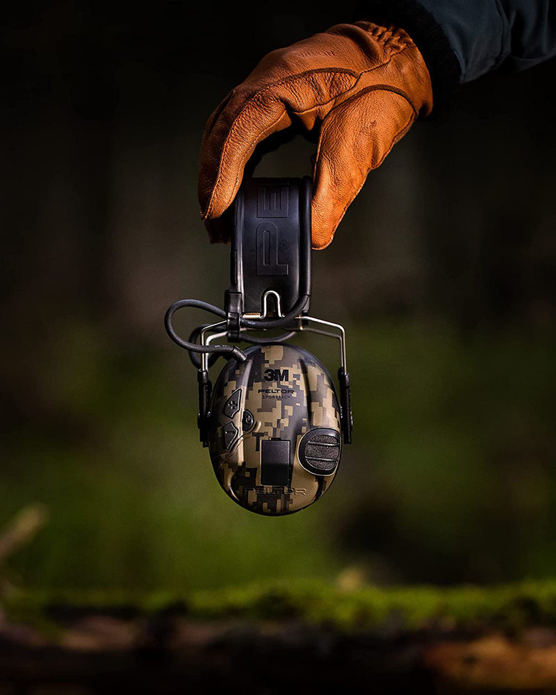 Protecteur auditif électronique 3M Peltor SportTac - Camouflage pixélisé