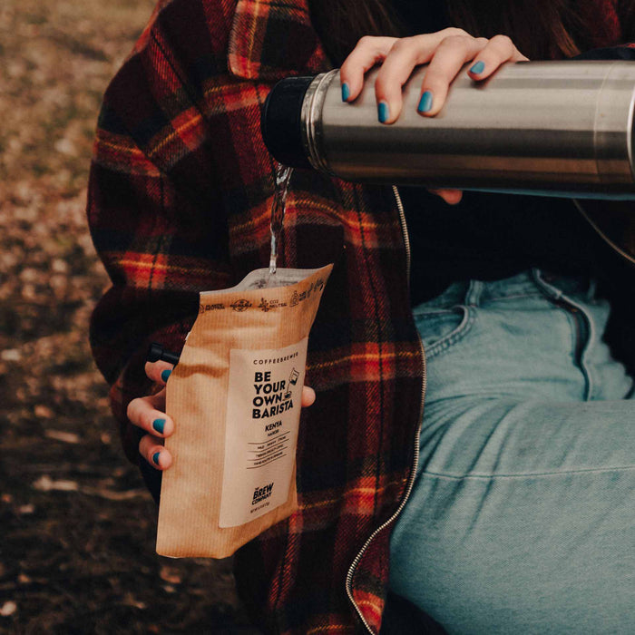 Café orgânico preparado para emergência '2 xícaras' - The Brew Company