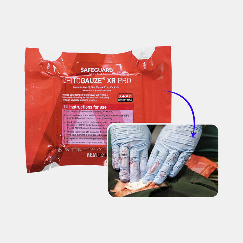 ChitoGauze XR PRO Hemostatic Gauze - Safeguard Medical