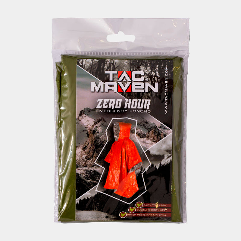Poncho de emergencia verde oliva - Pentagon Tac Maven