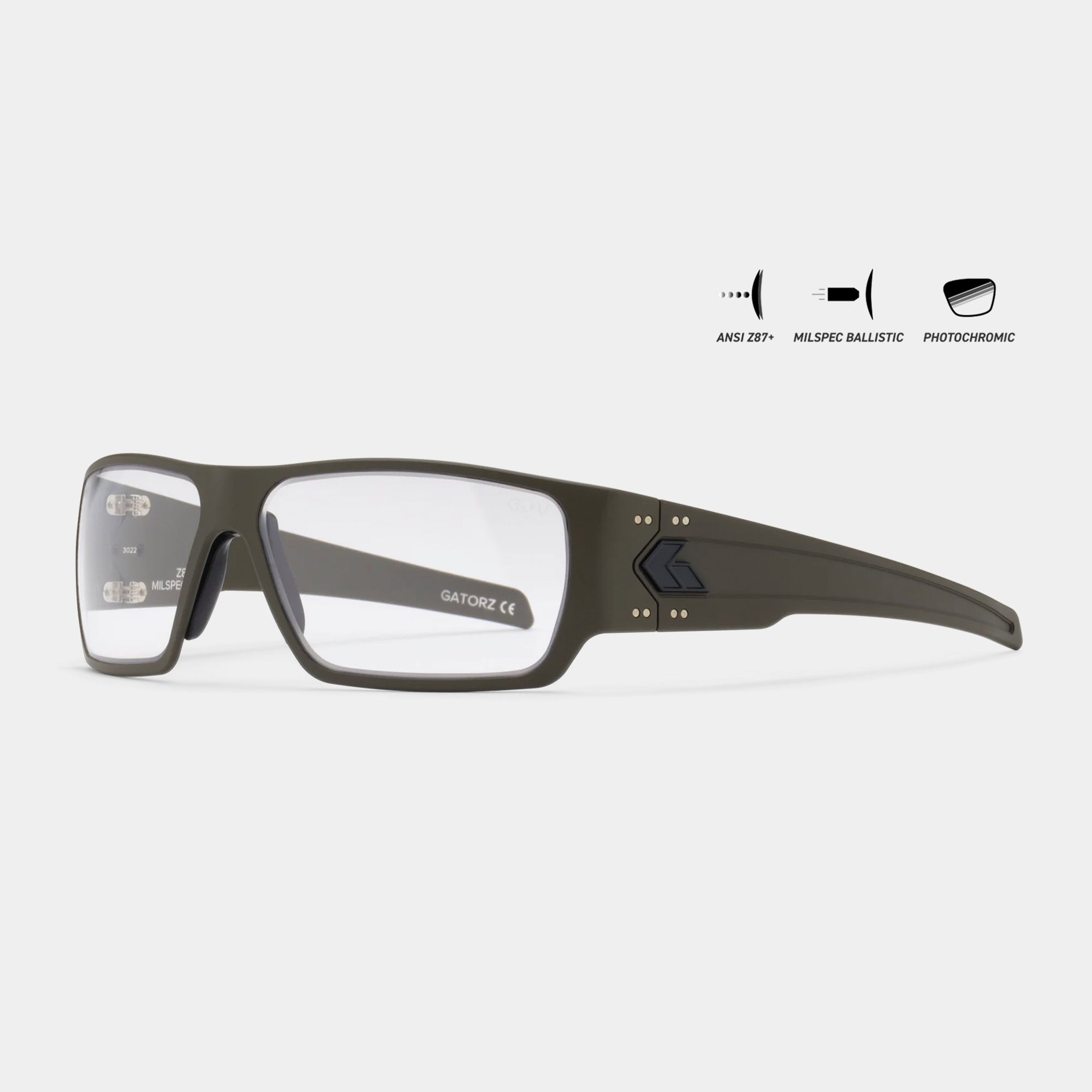 SPECTER MILSPEC photochromic ballistic glasses - Gatorz — SERMILITAR