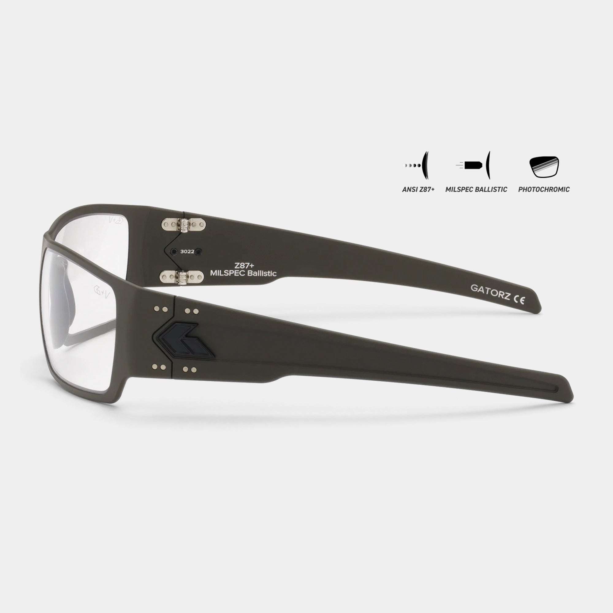 GATORZ MILSPEC バリスティック SPECTER MILSPEC photochromic ballistic glasses - Gatorz — SERMILITAR