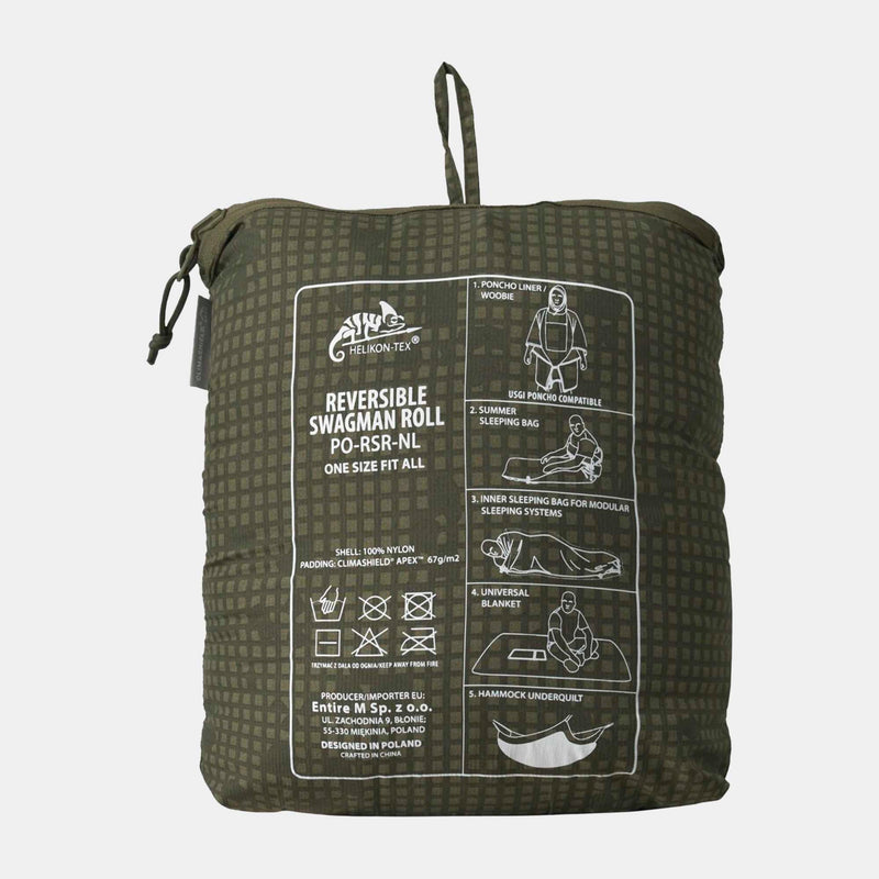 Multifunctionele omkeerbare poncho Swagman roll - Helikon-Tex