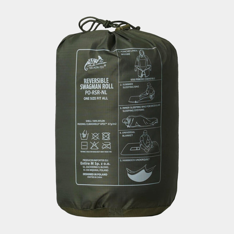 Multifunctionele omkeerbare poncho Swagman roll - Helikon-Tex