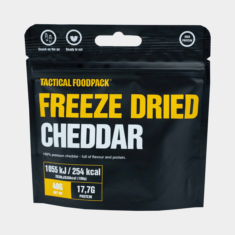 Snack liofilizado de queso Cheddar - Tactical Foodpack