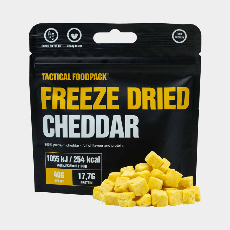 Snack liofilizado de queso Cheddar - Tactical Foodpack