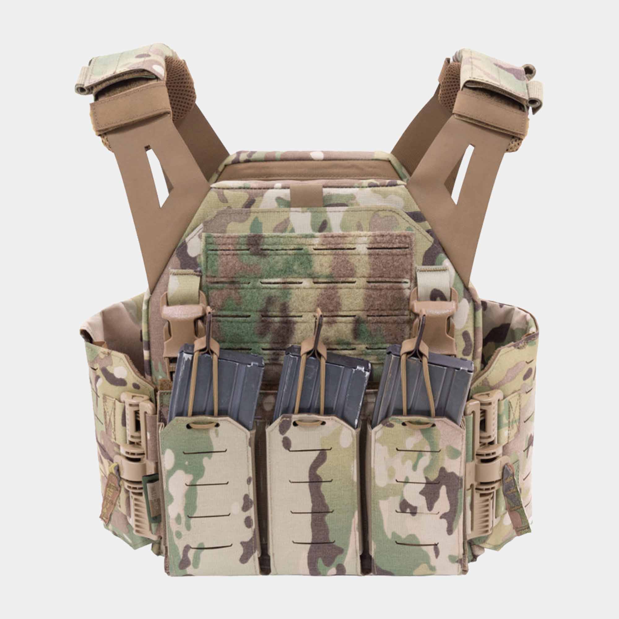 LC LPC V1 plate carrier vest with magazine pouches - Warrior