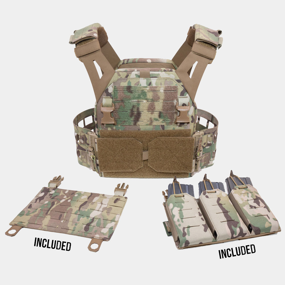 LC LPC V2 plate carrier vest with magazine pouches - Warrior