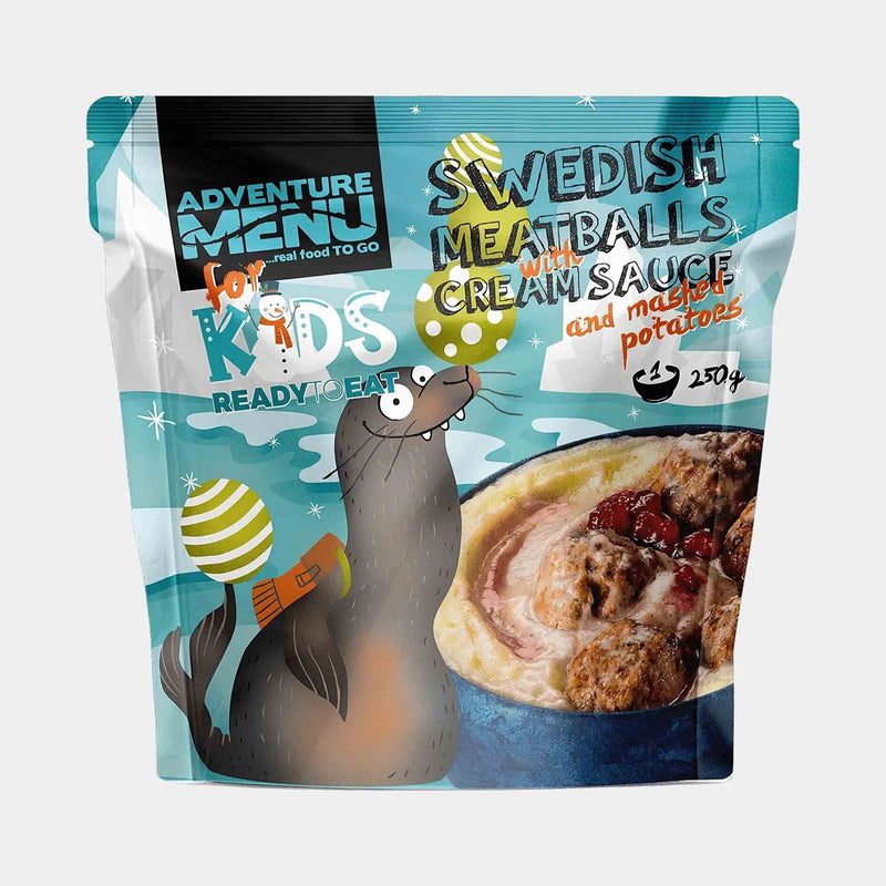 Schwedische Fleischbällchen mit Sahnesoße und Kartoffelpüree - Adventure Menu