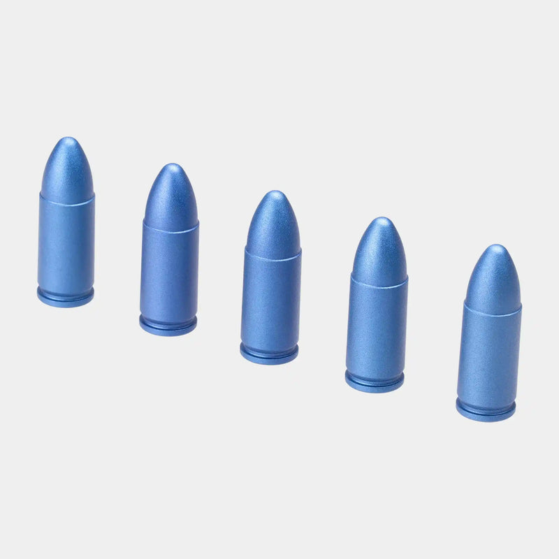 Alivia percutores 9x19mm de aluminio Dummy Rounds (Pack de 5) - Strike Industries