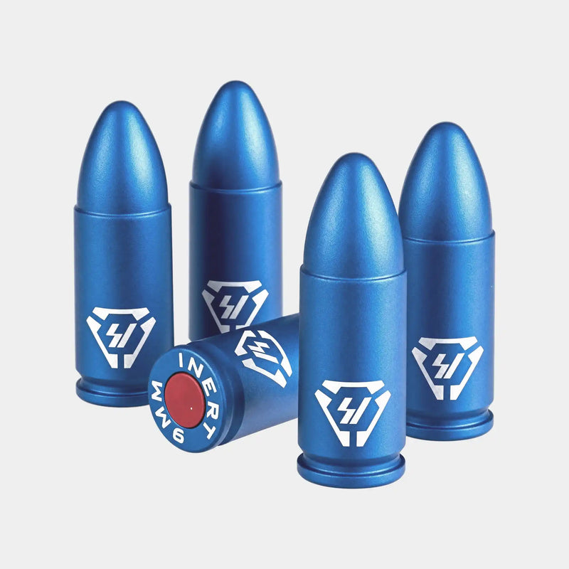 Alivia percutores 9x19mm de aluminio Dummy Rounds (Pack de 5) - Strike Industries