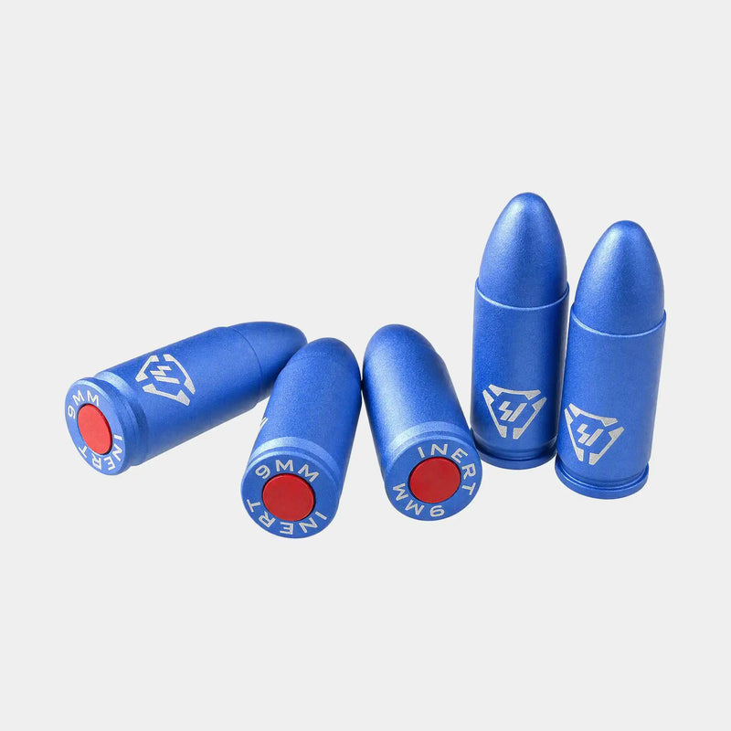 Alivia percutores 9x19mm de aluminio Dummy Rounds (Pack de 5) - Strike Industries