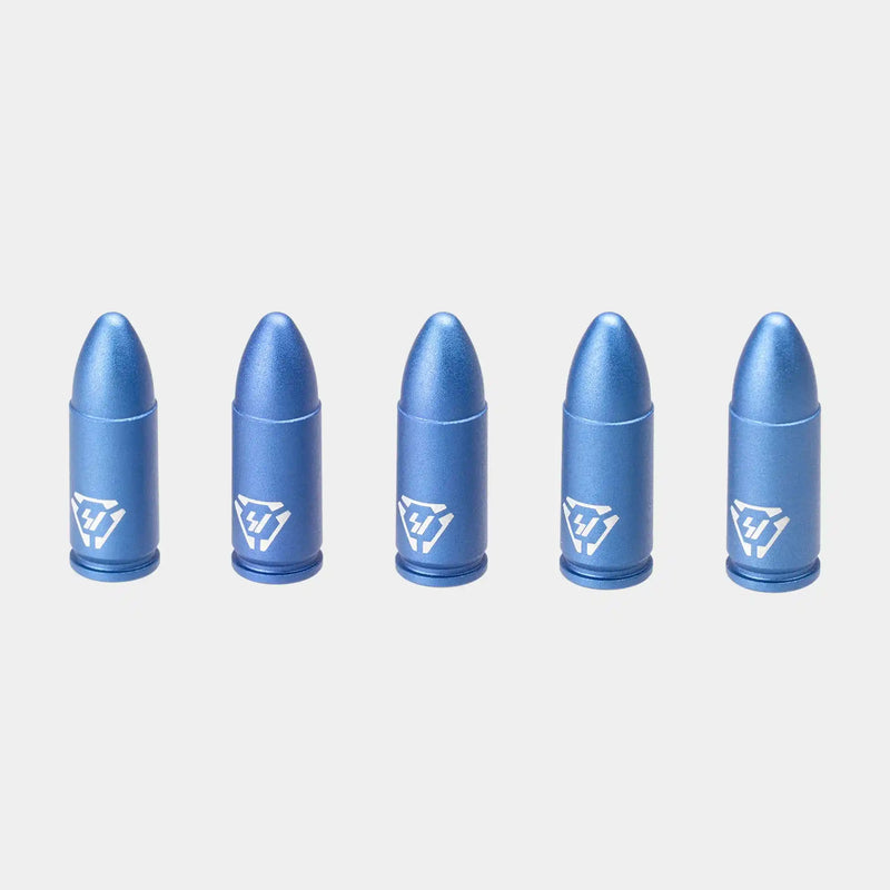 Alivia percutores 9x19mm de aluminio Dummy Rounds (Pack de 5) - Strike Industries