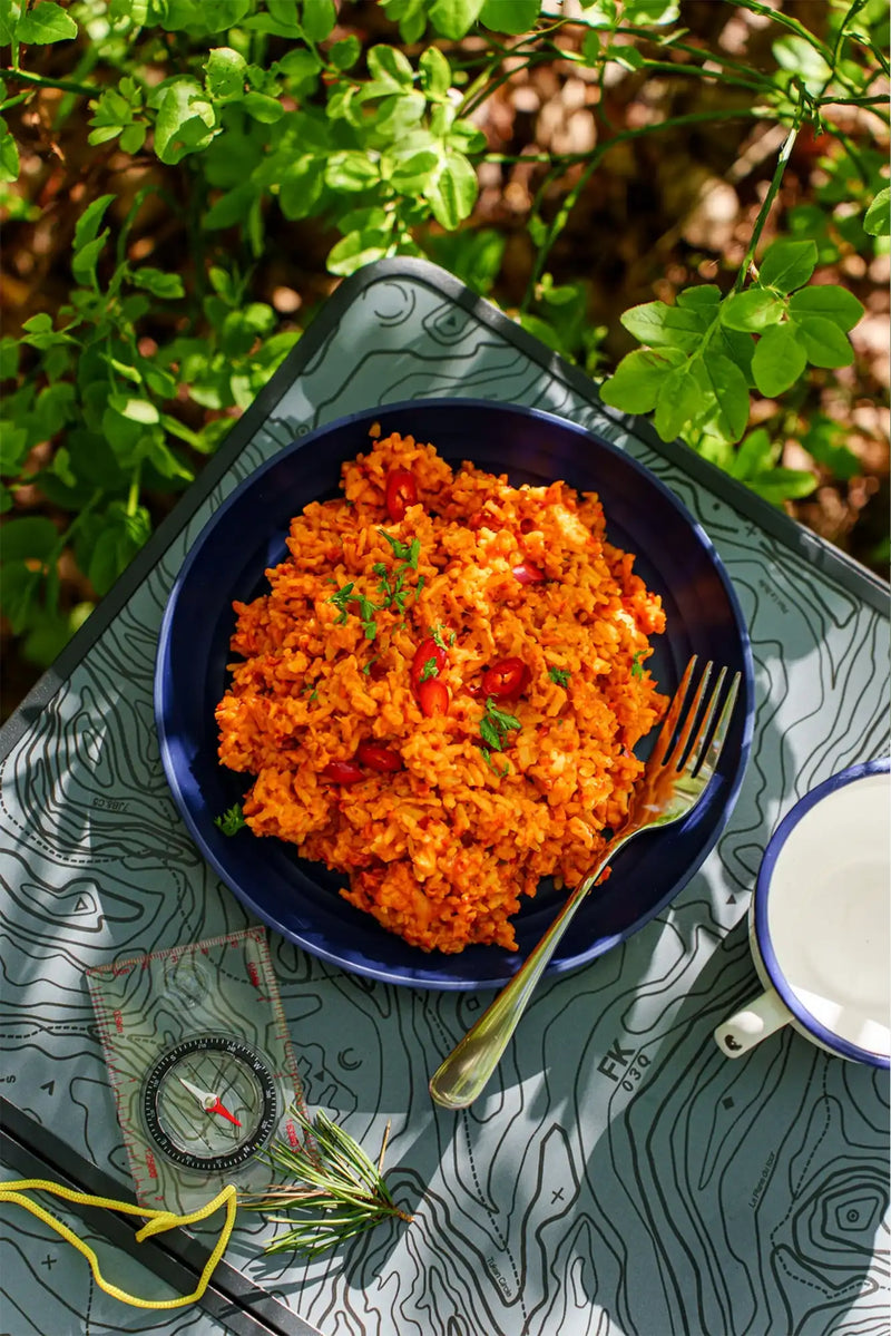 Rijst met stukjes kip op Mexicaanse wijze - Food Force