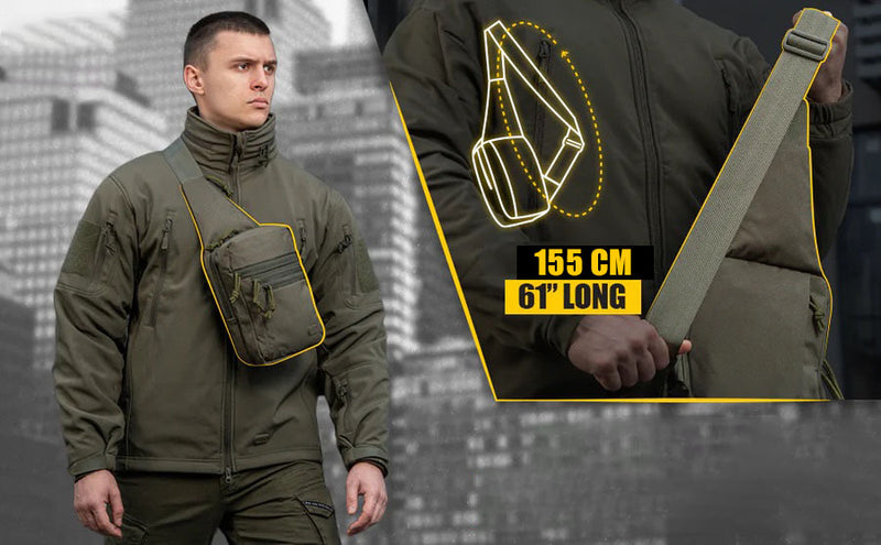 Sac à bandoulière tactique - M-TAC