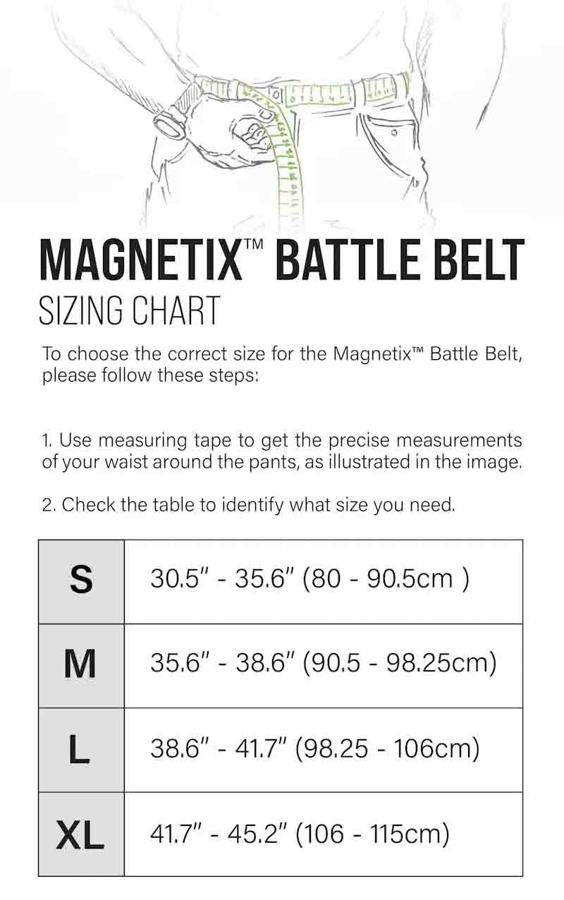 Magnetix battle belt equipment belt - Agilite — SERMILITAR