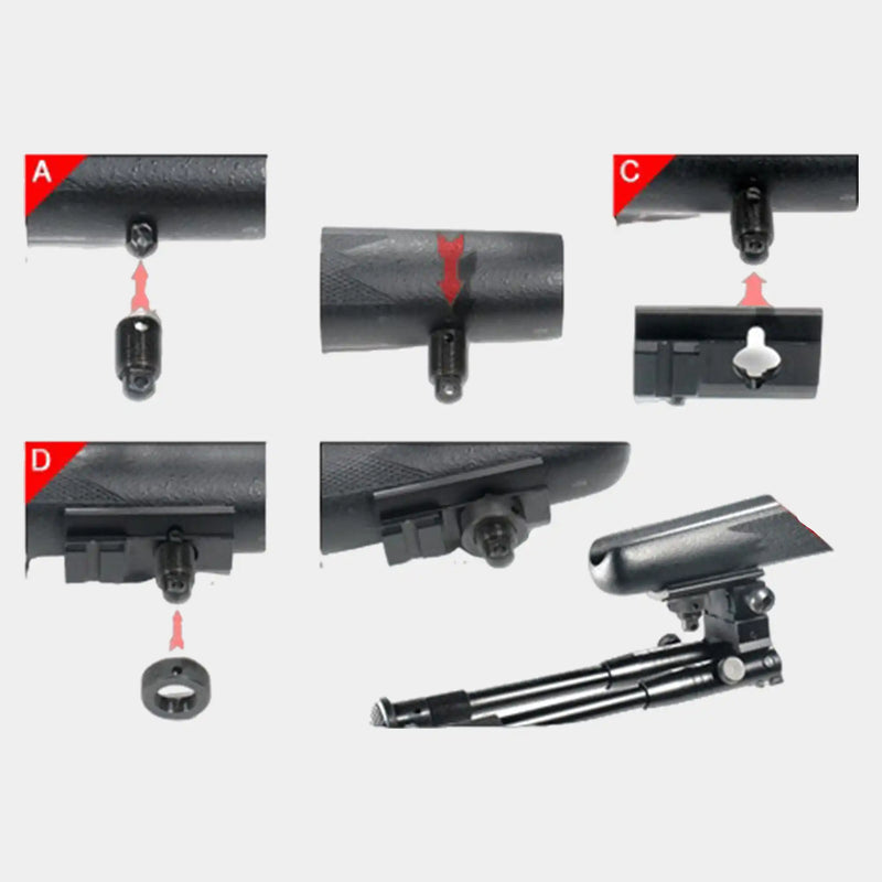 Bípode de tirador de 9"–11" de altura UTG® - Leapers