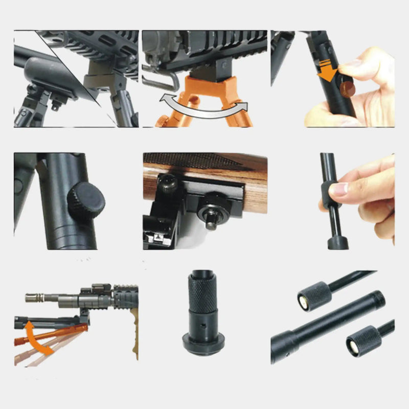 Bípode de tirador de 9"–11" de altura UTG® - Leapers