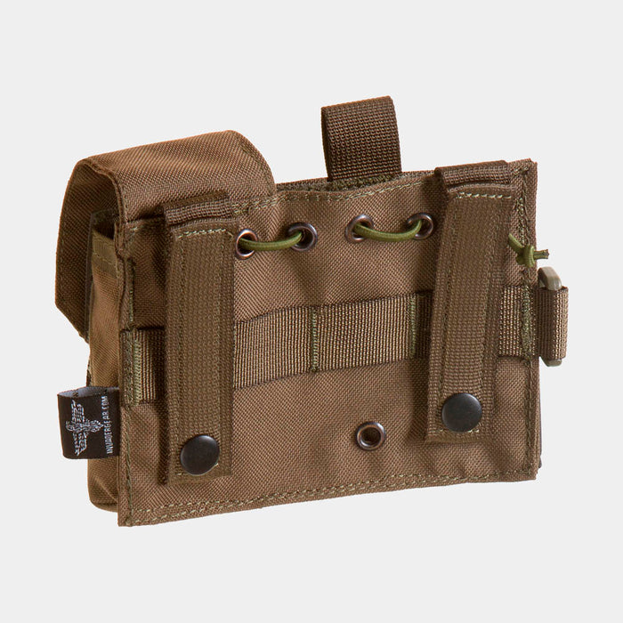 Bolsillo molle Admin Pouch ranger green trasera Invader Gear