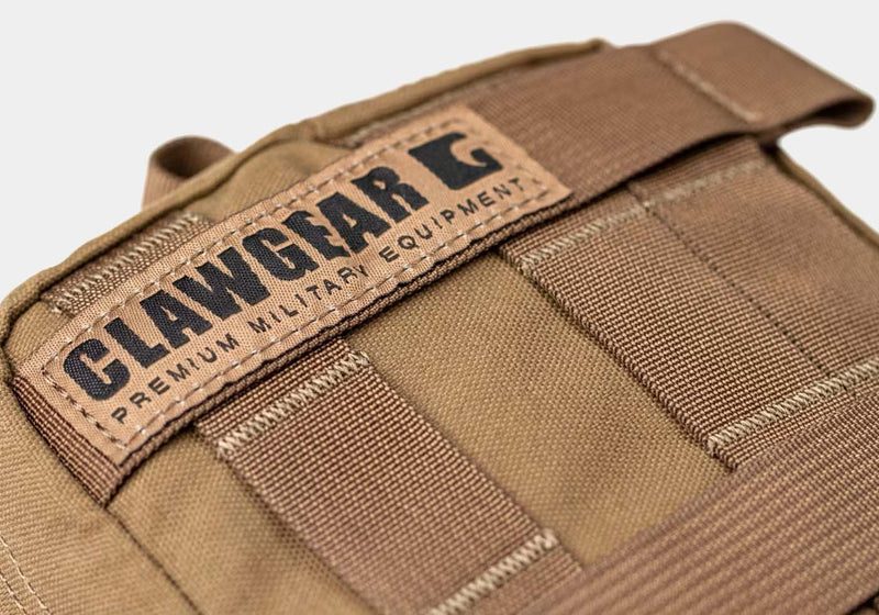 Bolsa molle Medium Horizontal Utility Pouch Zipped Core - Clawgear