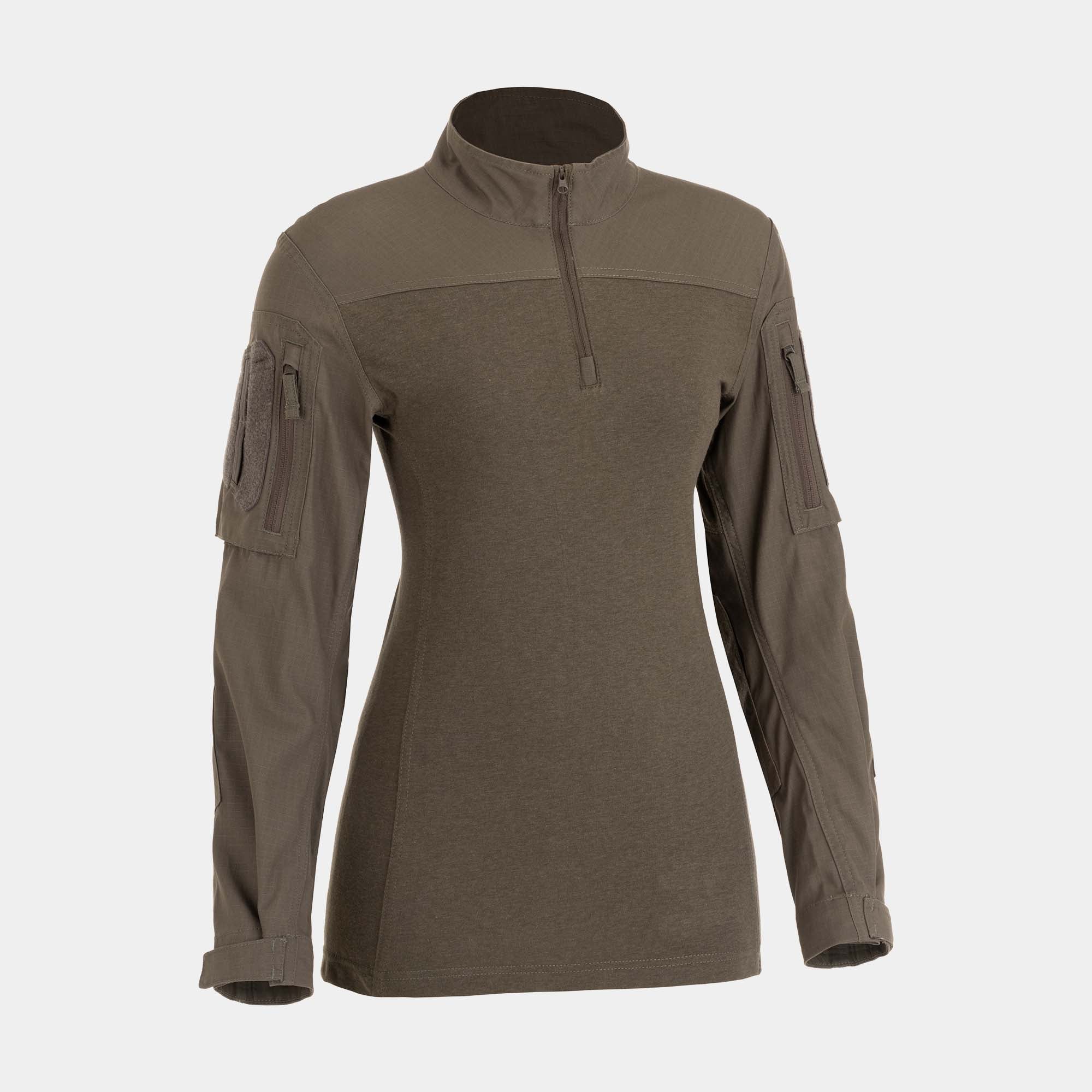 Clawgear Raider Combat Shirt ATS Female Fit Stonegrey Olive