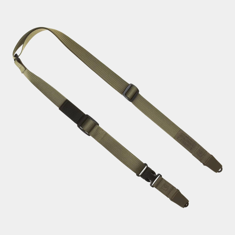 Correa portafusil de 2 puntos QA paracord / mosquetón - Clawgear