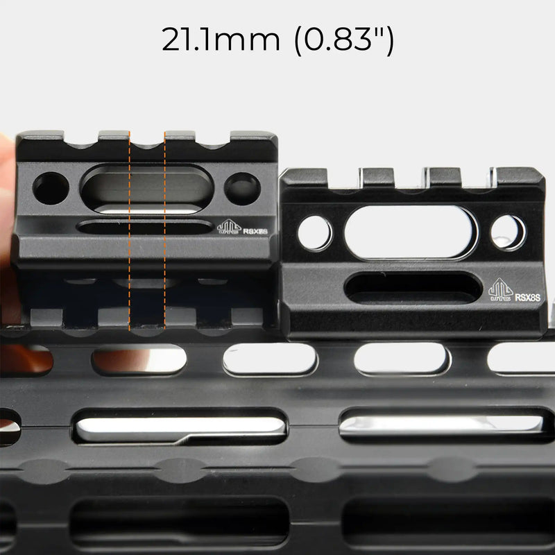 Elevador para rail picatinny UTG® Super Slim de 3 Ranuras - Leapers