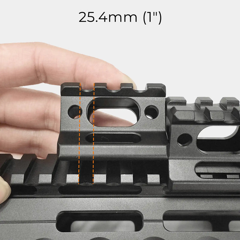 Elevador para rail picatinny UTG® Super Slim de 3 Ranuras - Leapers