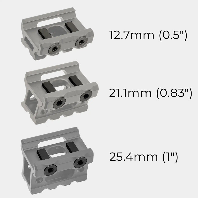Elevador para rail picatinny UTG® Super Slim de 3 Ranuras - Leapers