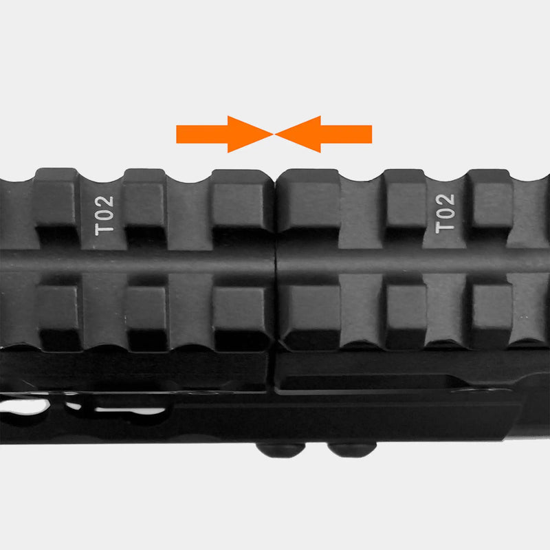 Elevador para rail picatinny UTG® Super Slim de 3 Ranuras - Leapers