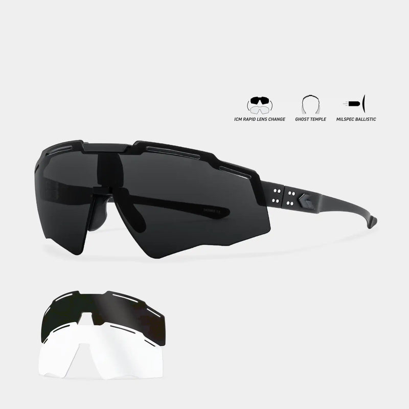 Blastshield B2 MILSPEC Cerakote Ballistic Glasses - Gatorz