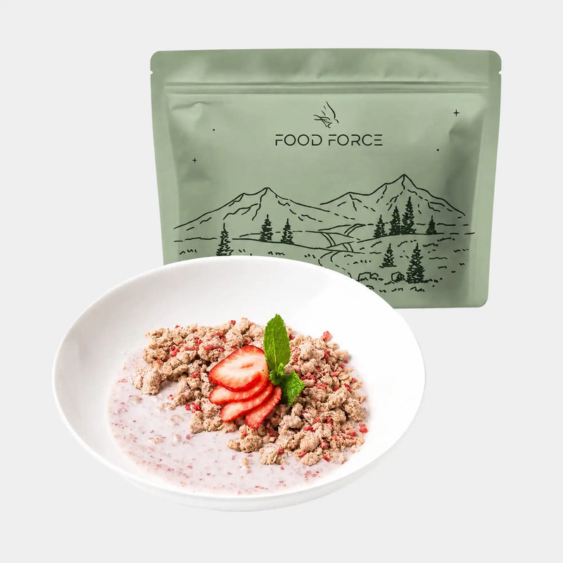 Granola with Strawberries - Food Force