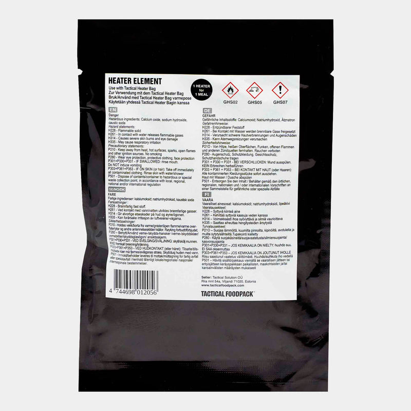 Activador para bolsa calentadora - Tactical Foodpack