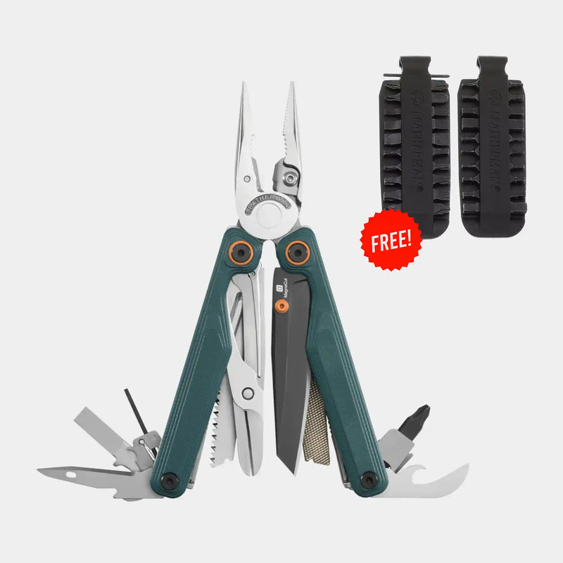 Pack de multiferramentas Wave® Alpha + kit de bits 1 e 2 - Leatherman