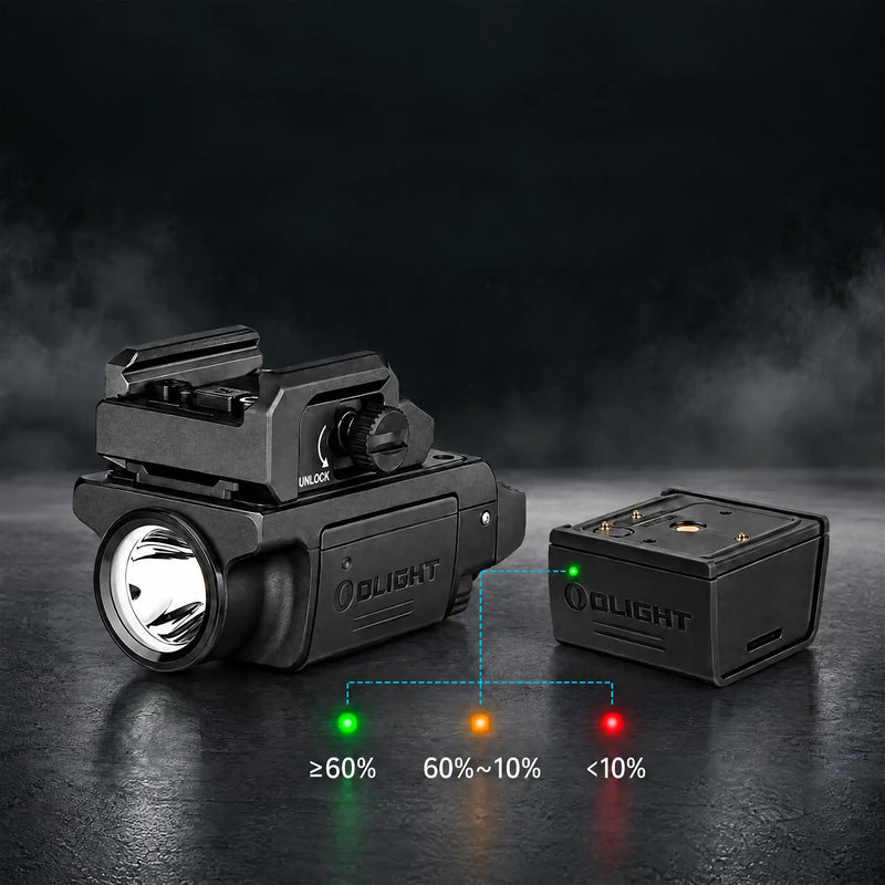 Valkyrie PL-Mini III 600 lm Tactical Flashlight, Removable Battery - Olight