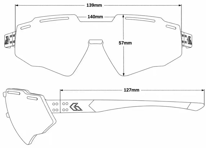 Gafas balísticas Blastshield B2 MILSPEC fotocromaticas Cerakote - Gatorz