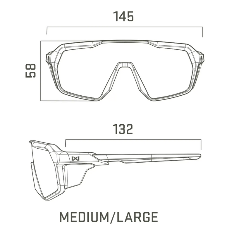 WX CITADEL ballistic glasses with 3 interchangeable lenses - Wiley X